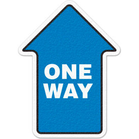 One Way Arrow Vinyl Floor Sign 17'' Long FS1022V