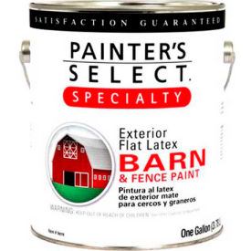 Painter's Select Latex Barn & Fence Paint Flat Finish Black Gallon - 798488 798488