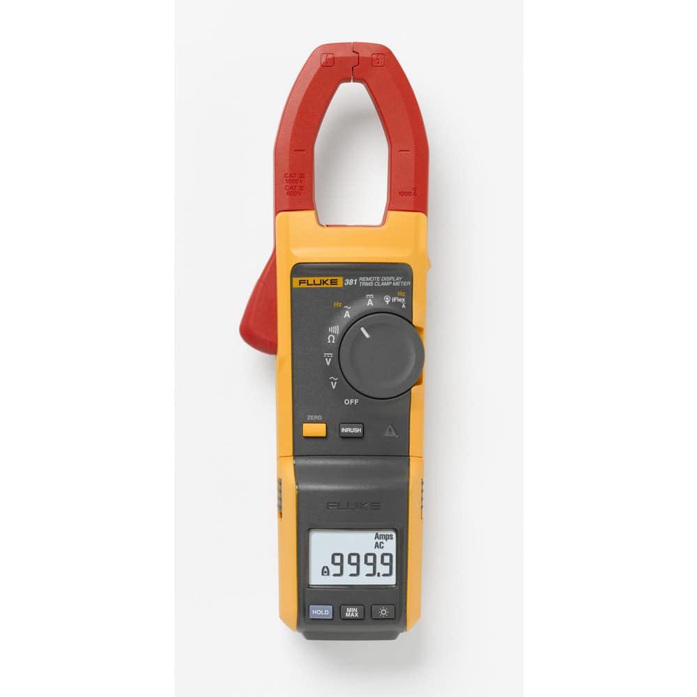 Clamp Meters, Jaw Style: Clamp On, Flex , Jaw Capacity (Decimal Inch): 1.4000 , Maximum DC Voltage: 1000 , Maximum AC Current (A): 2500  MPN:FLUKE-381 CAL