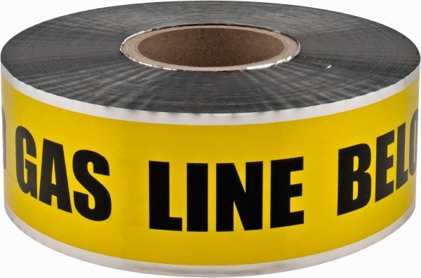 Caution: Buried Gas Line Below, Detectable Underground Tape MPN:DT-GAS-531000