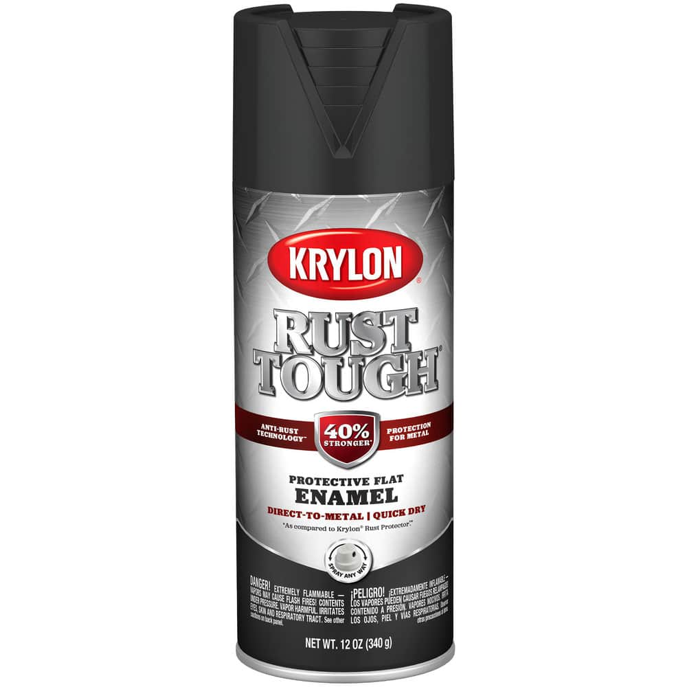 Spray Paints, Product Type: Rustproof Enamel , Type: Rust Preventative Spray Paint , Color: Black , Finish: Flat , Color Family: Black  MPN:K09218008