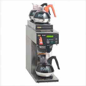 Axiom™ 12 Cup Digital Dual-Voltage Coffee Brewer w/ LCD 1L/2U Warmers 38700.0008