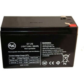 AJC® 12V 7.2Ah Sealed Lead Acid - AGM - VRLA Battery AJC-D7.2S