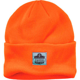 Ergodyne® N-Ferno® 6806 Rib Knit Beanie Hat Cuffed Orange 16807******