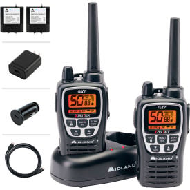 Midland® GXT3000 GMRS Two-Way Radio 36 miles Black Pack of 2 GXT3000VP4