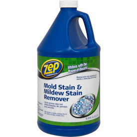 Zep® Commercial Mold Stain & Mildew Stain Remover - Gallon Bottle 4 Bt/Case - ZUMILDEW128 ZUMILDEW128