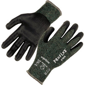 Ergodyne® Proflex 7070 Cut Resistant Gloves Nitrile Coated ANSI A7 L Green 1 Pair 18044