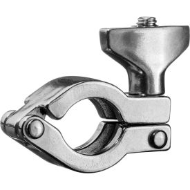 304 Stainless Steel Clamp with Wing Nut for Quick Clamp Fittings - for 1/2