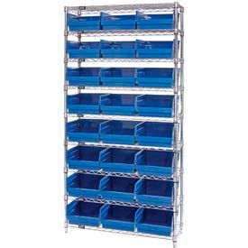 Quantum WR9-209 Chrome Wire Shelving with 24 6