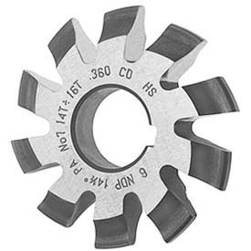 HSS Import Involute Gear Cutters 14.5 ° Pressure Angle DP 32-1 #6 3232036