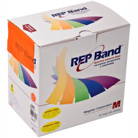 REP Band® Latex Free Exercise Band Orange 50 Yard Roll/Box 10-1090