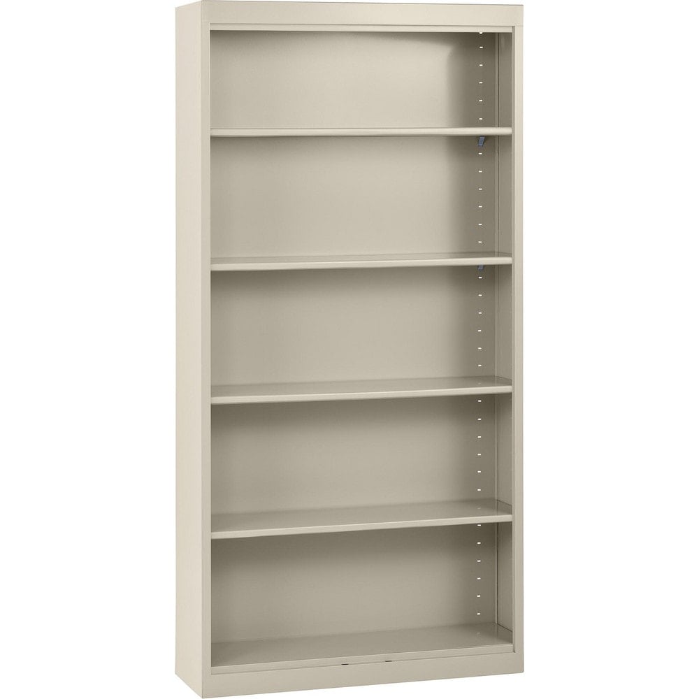 Bookcases, Overall Height: 72in , Overall Width: 36 , Overall Depth: 12 , Material: Steel , Color: Putty  MPN:BA40361272-07