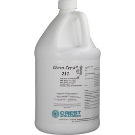 Chem Crest 211 Non-Caustic Medical Wash Solution - 4 x 1 Gallon Bottle - Crest Ultrasonic 700211C 700211C