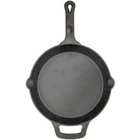 Winco FireIron® CAST-12 Round Cast Iron Skillet 12