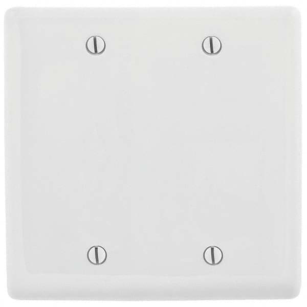 Wall Plates, Wall Plate Type: Blank Wall Plate , Color: White , Wall Plate Configuration: Blank , Material: Thermoplastic , Shape: Rectangle  MPN:P23W