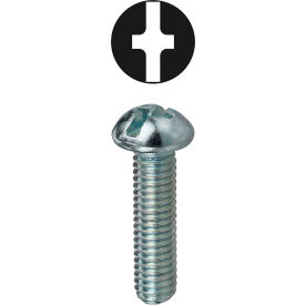 L.H.Dottie® Round Head Machine Screw Phillips/Slotted #10-32 x 3/4