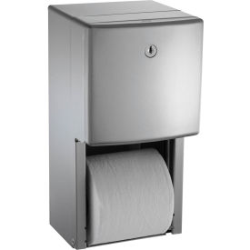 ASI® Roval™ Surface Mounted Twin Hide-A-Roll Toilet Tissue Dispenser - 20030 10-20030