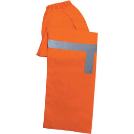 ERB® S373PT ANSI Class E Lightweight Rain Pants 5XL Hi-Viz Orange WEL61524HO5X