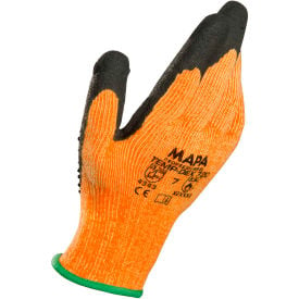 MAPA ® Temp-Dex 720 Nitrile Palm Coated Thermal Gloves w/ Dots Medium Weight 1 Pair Size 9 34720029