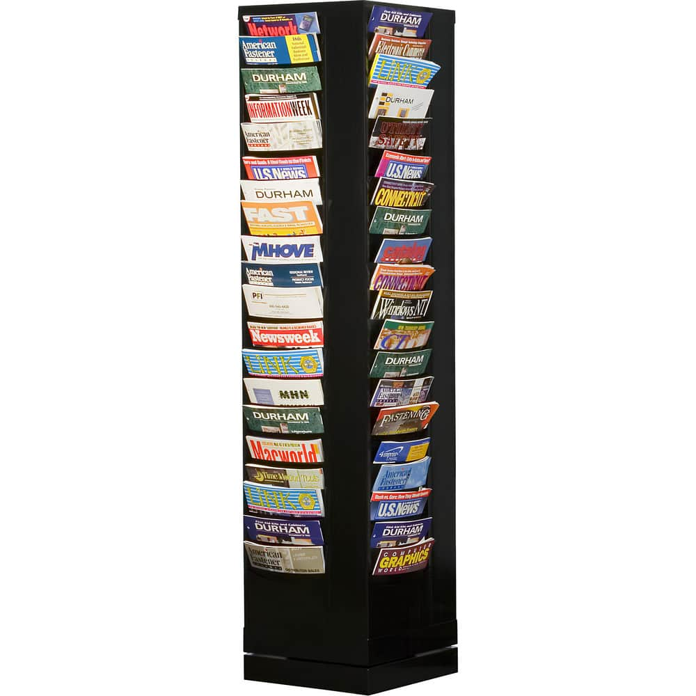 Compartment Storage Boxes & Bins, Type: Rotary Literature Rack , Product Type: Rotary Literature Rack , Overall Width (Inch): 14-1/8 , Overall Width: 14  MPN:416-08