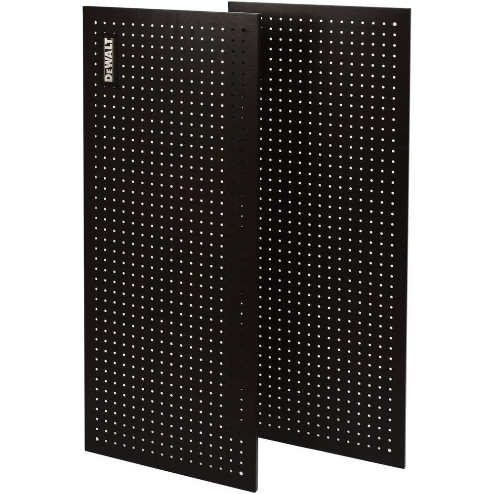 Open Shelving Accessories & Components, Component Type: Rack-Mounted Metal Pegboard Kit , For Use With: 4 ft Rack , Material: Steel , Color: Black  MPN:41557