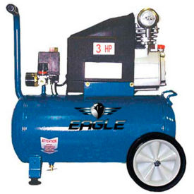 Eagle 653036L Portable Electric Air Compressor 3 HP 6.5 Gallon Horizontal 3.0 CFM 653036L