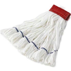 Medium Rough Floor Looped-End Cotton/Synthetic Wet Mop Head White 12/Pack - RCPT255 FGT25500 WH00