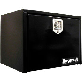 Buyer's Black Steel Underbody Truck Box with T-Handle 15x13x30 - 1703324 1703324