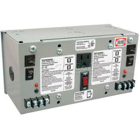 RIB® AC Power Supply PSH100A100AB10 Enclosed Dual 100VA 120-24VAC 10A Breaker PSH100A100AB10