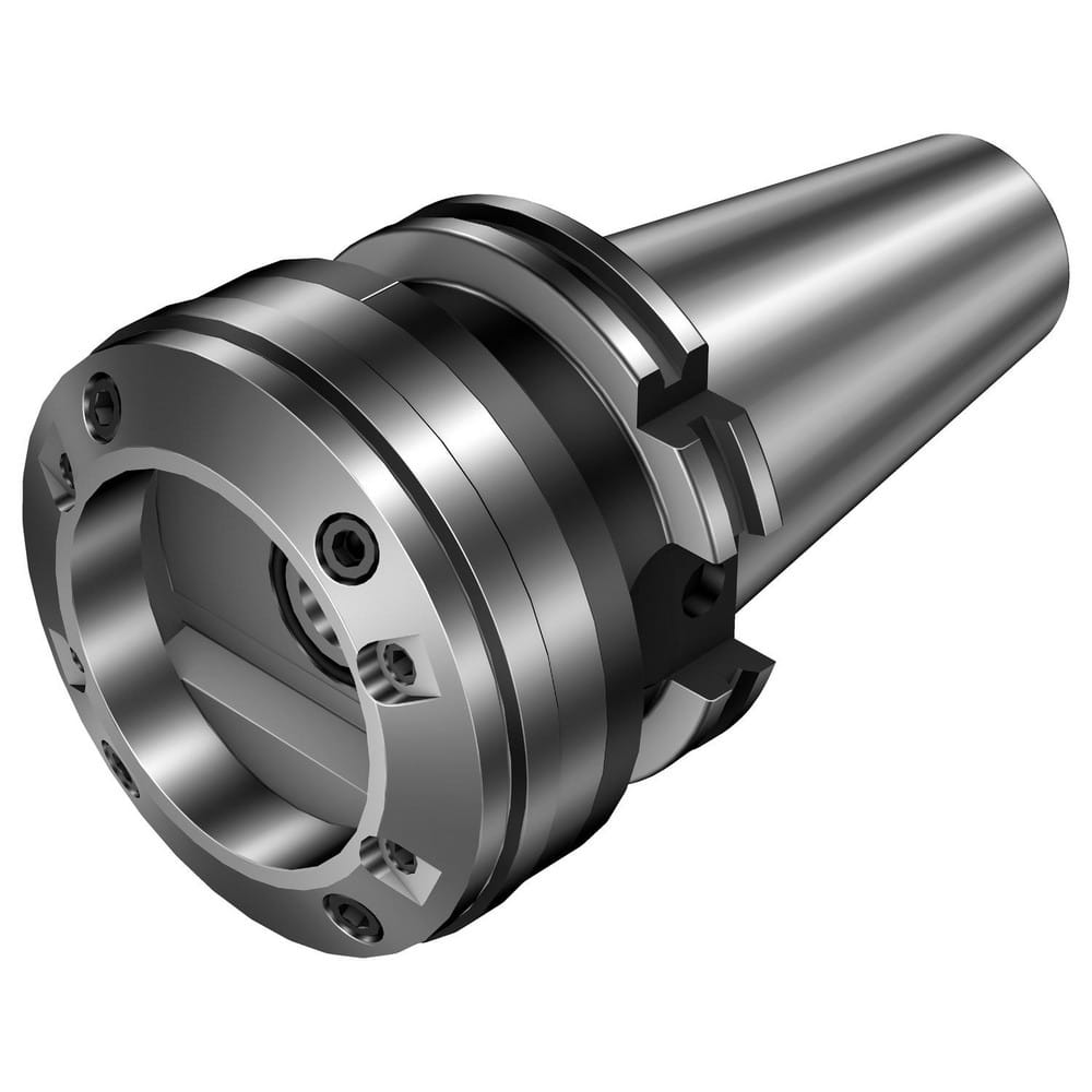 Drill Adapters, Shank Type: Taper , Taper Size: ISO50 , Connection Size: ISO50 , Inside Hole Diameter: 3.8583 in, 98 mm , Projection: 2.1654in, 55mm  MPN:8163340