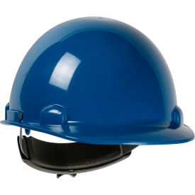 Dynamic Dom Cap Style Dome Hard Hat HDPE Shell 4-PT Suspension Rachet Adjustment Steel Blue 280-HP341R-71