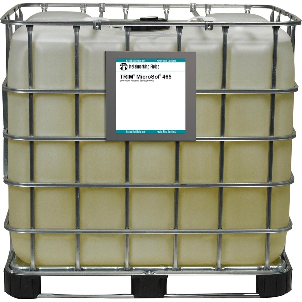 Metalworking Fluids & Coolants, Product Type: Microemulsion , Container Type: Tote , Container Size: 270 gal , Net Fill: 270gal , Form: Liquid  MPN:MS465-270G