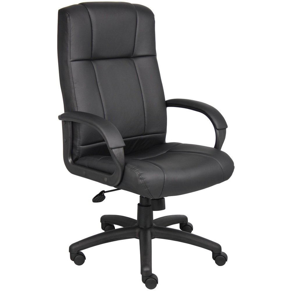 Task Chair:  Vinyl,  Adjustable Height,  Black MPN:B7901