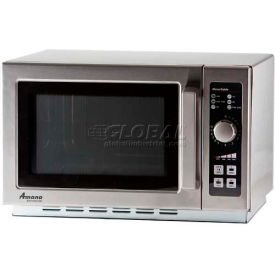 Amana® RCS10DSE Commercial Microwave 1.2 Cu. Ft. 1000 Watt 10-Minute Dial RCS10DSE