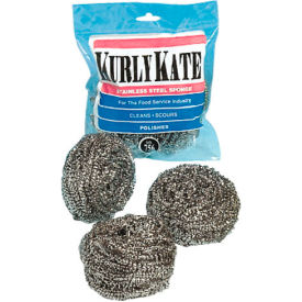 Kurly Kate Large Scrubber Stainless Steel 12 Scrubbers - 756 PUX756