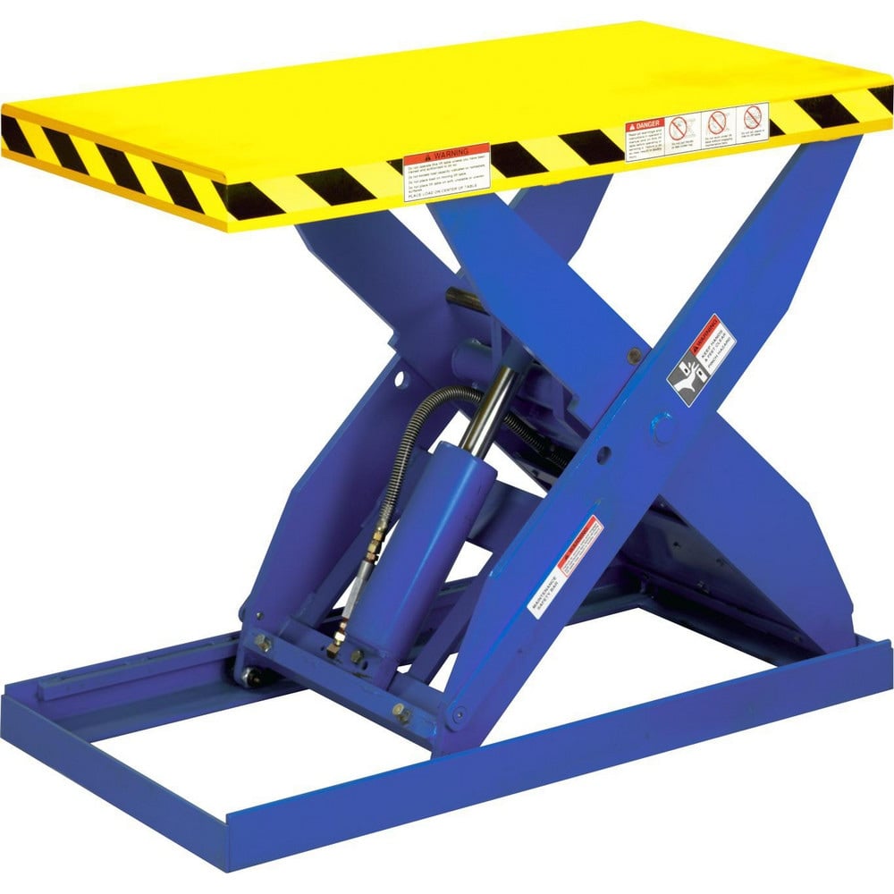 Stationary Lift Tables, Overall Length: 36.00in , Lift Mechanism: Hydraulic , Overall Height: 31in , Body Material: Steel , Load Capacity: 3000lb  MPN:BM-MS-3K-31R-24