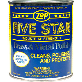 Zep Five Star™ Brass and Metal Polish 2.2 Lb. Can 4 Cans/Case 139604