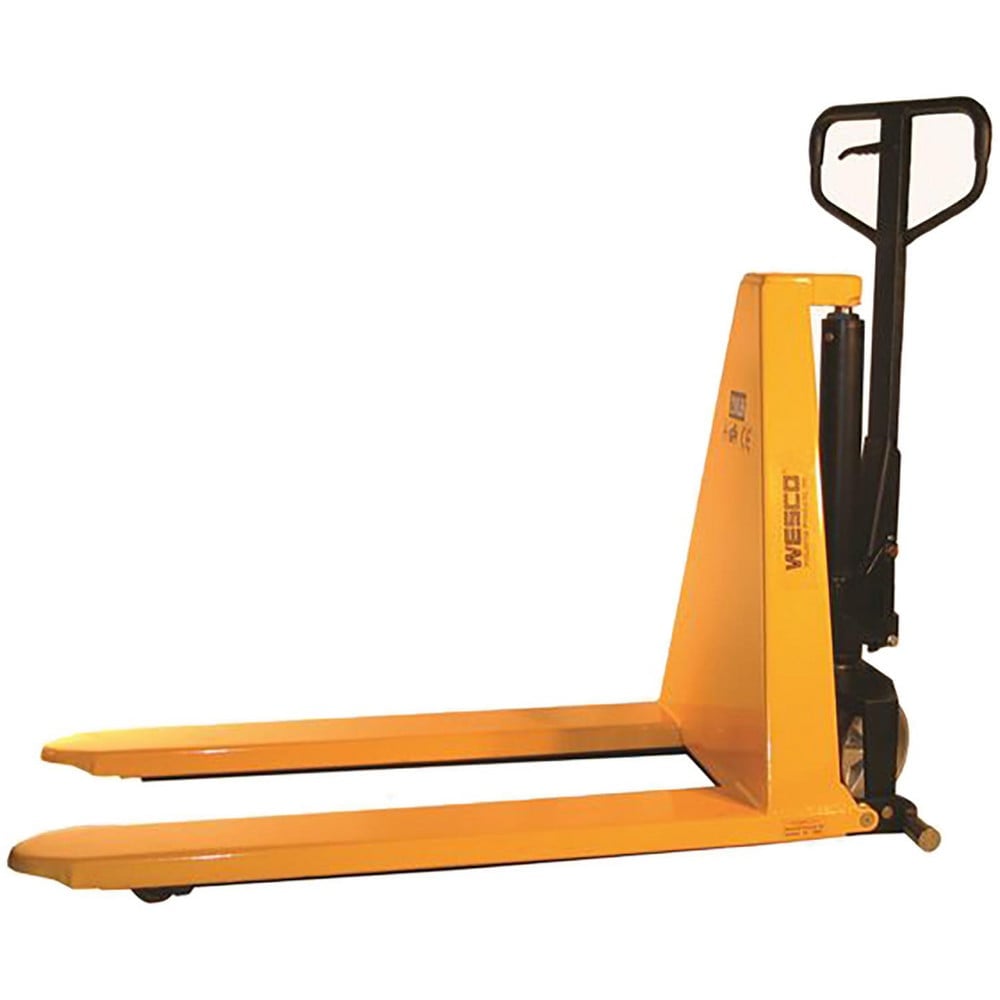 Pallet Trucks/Jacks, Type: NON-TELESCOPING MANUAL HIGH LIFT , Control Type: Hand , Load Capacity (Lb. - 3 Decimals): 2200.000 , Outside Fork Width: 21in  MPN:272462