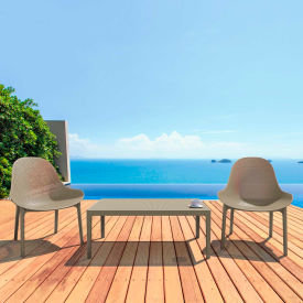 Siesta Sky 3 Piece Outdoor Lounge Sets 23-5/8