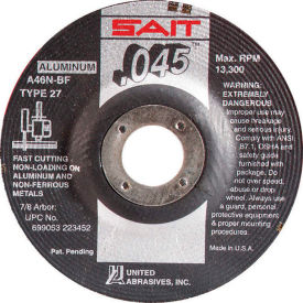 United Abrasives - Sait 22345 Depressed Center Wheel T27 4-1/2