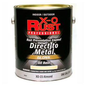 X-O Rust Oil Base DTM Enamel Gloss Finish Almond Gallon - 802637 802637