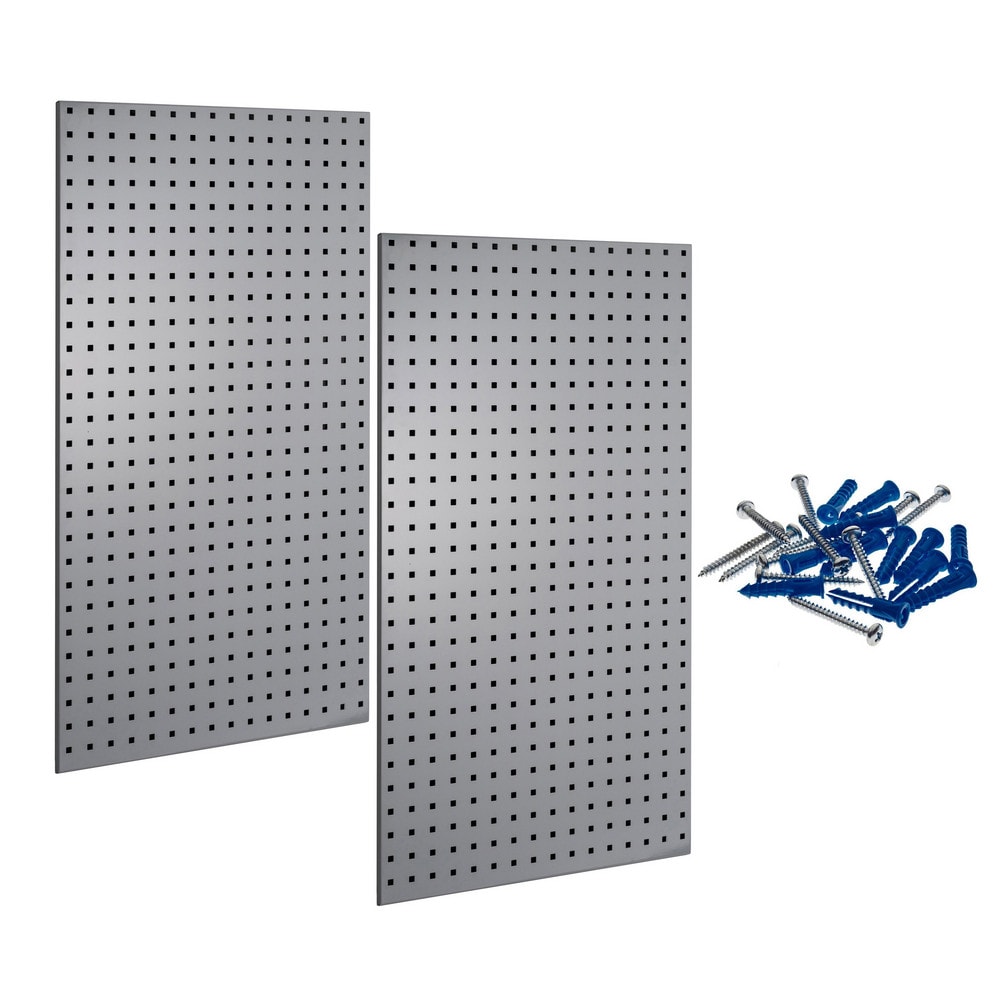 Peg Boards, Board Type: Pegboard Storage Board , Width (Inch): 24in , Mount Type: Wall , Height (Inch): 42-1/2 , Number of Panels: 2  MPN:LB2-G