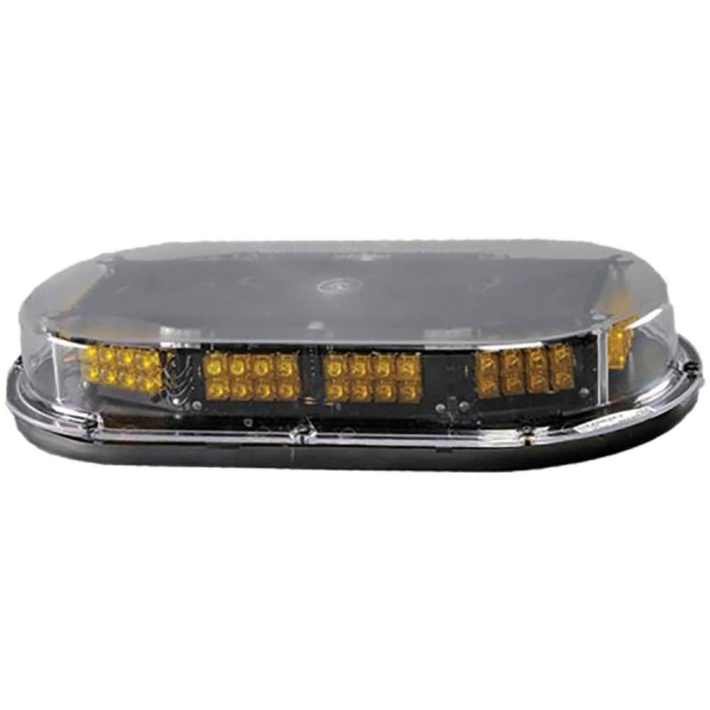 Strobe & Flashing Lights, Light Type: Beacon , Lens Color: Clear, Amber , Lens Material: Polycarbonate , Lamp Type: LED , Mount Type: Magnetic Mount  MPN:1004280