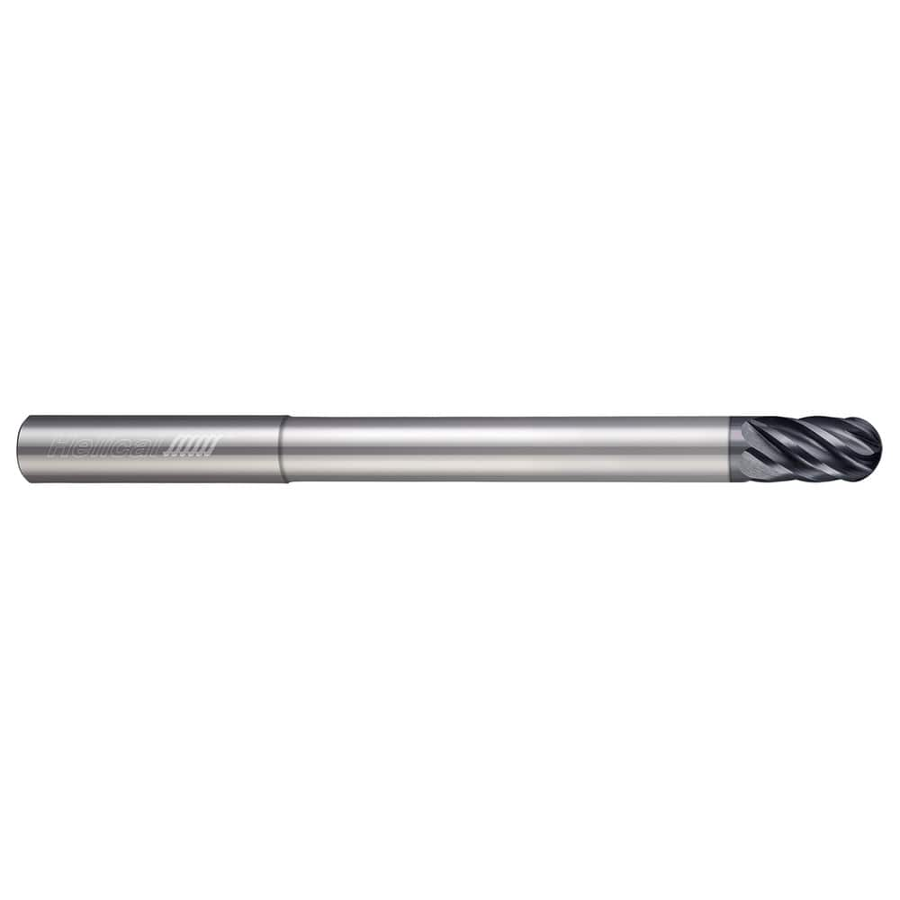 Ball End Mills, Mill Diameter (Inch): 1/2 , Mill Diameter (Decimal Inch): 0.5000 , Number Of Flutes: 6 , End Mill Material: Solid Carbide  MPN:88605