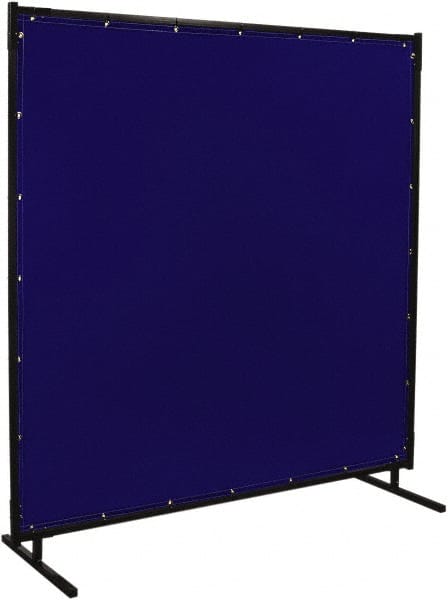 6' Wide x 6' High, 14mm Thickness, Transparent Vinyl Portable Welding Screen MPN:525HD-6X6