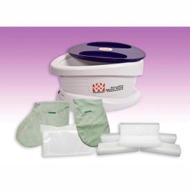 WaxWel® Paraffin Bath with 6 lb. Lavender Paraffin 100 Liners 1 Mitt and 1 Bootie 11-1604