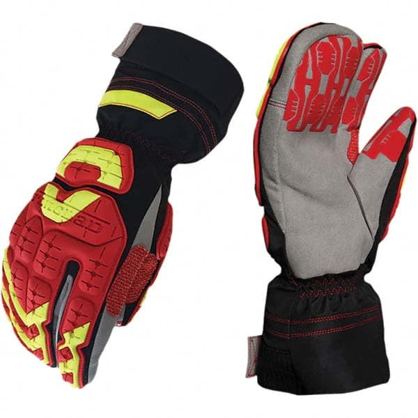 Cut-Resistant Gloves: Size Small, ANSI Puncture 5, Mylar & Polyester Lined, Synthetic MPN:INDI-ATM-02-S