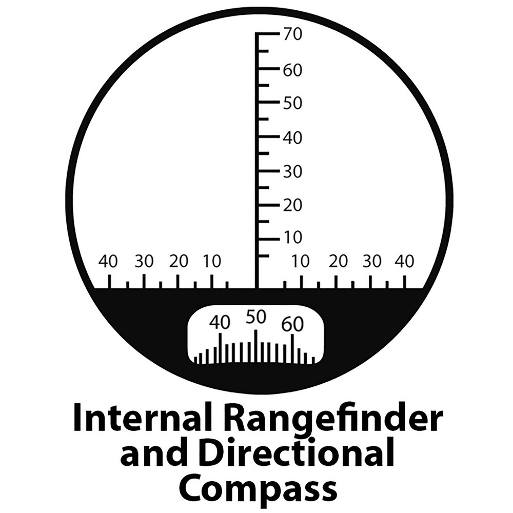 BARSKA 7x42mm WP Deep Sea Range Finding Reticle Compass Monocular MPN:AA11442