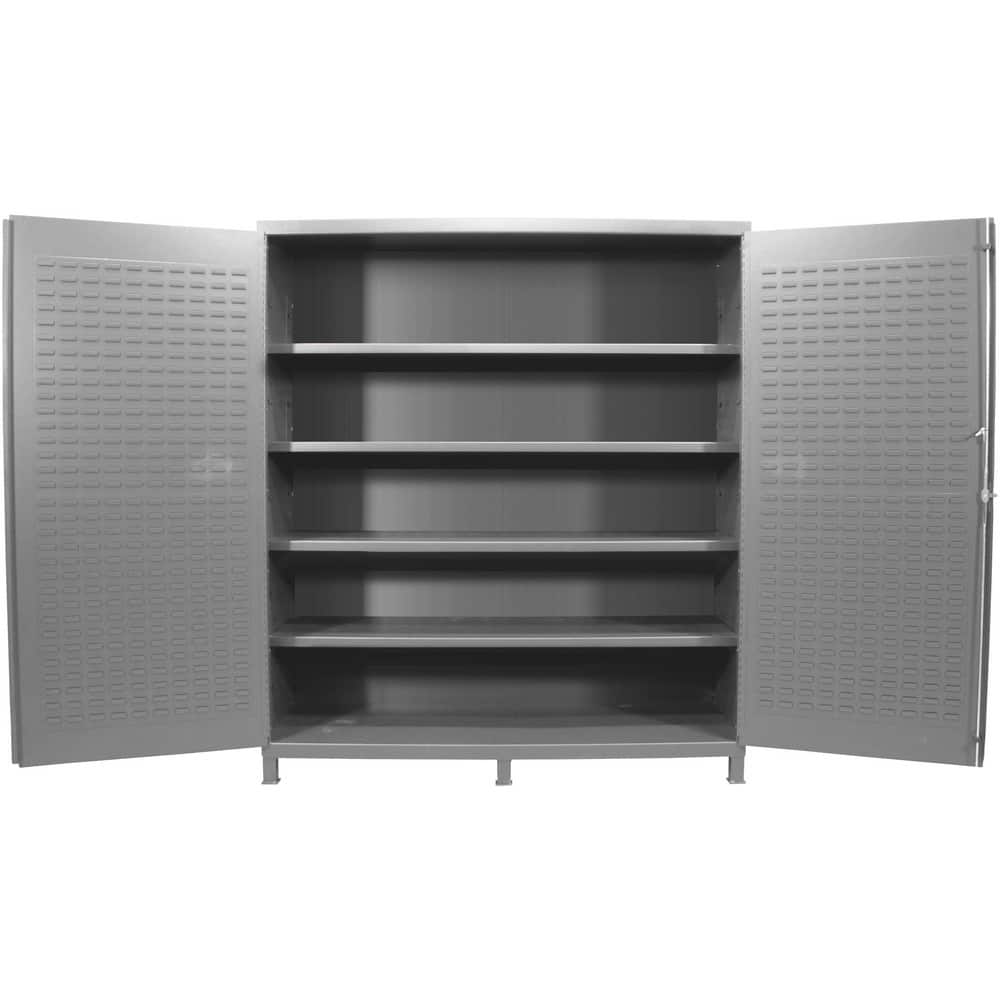 Storage Cabinets, Cabinet Material: Steel , Width (Inch): 72 , Depth (Inch): 24 , Height (Inch): 84 , Color: Gray  MPN:F89113