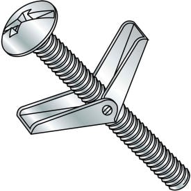 1/8X4  Combination Mushroom Head Toggle Bolt Zinc Pkg of 50 0664TBCM